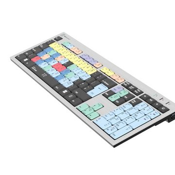 Logickeyboard Apple-Tastatur (Cubase/Nuendo UK (PC/Slim) Cubase/Nuendo Tastatur english - Apple Zu)