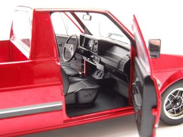 Solido Modellauto VW Caddy MK1 Pick Up Custom 1982 rot Modellauto 1:18 Solido, Maßstab 1:18