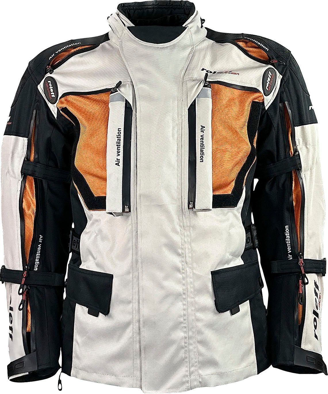 optimale Enduro mit roleff Motorradjacke Protektoren, Belüftung