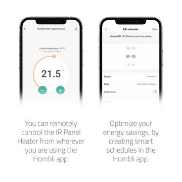 Hombli smartes Infrarot Heizpanel, 700W Smart-Home-Zubehör