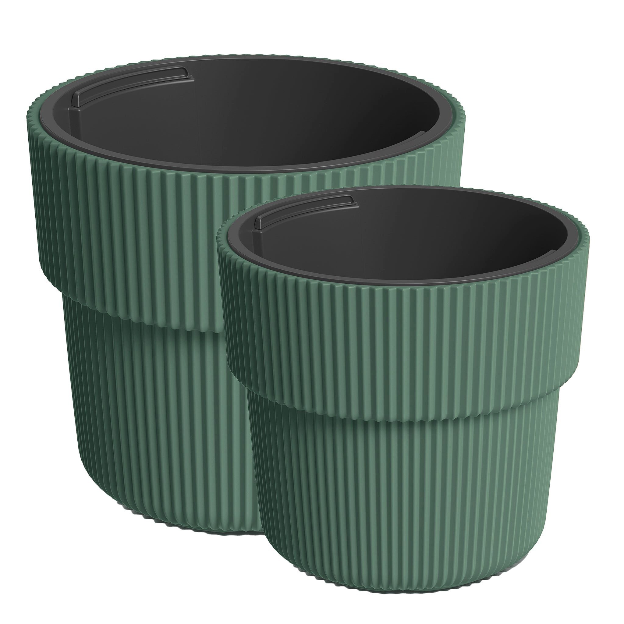 VidaAtHome.de Blumentopf Design-Pflanzgefäße-Set VYLU (2er Set)