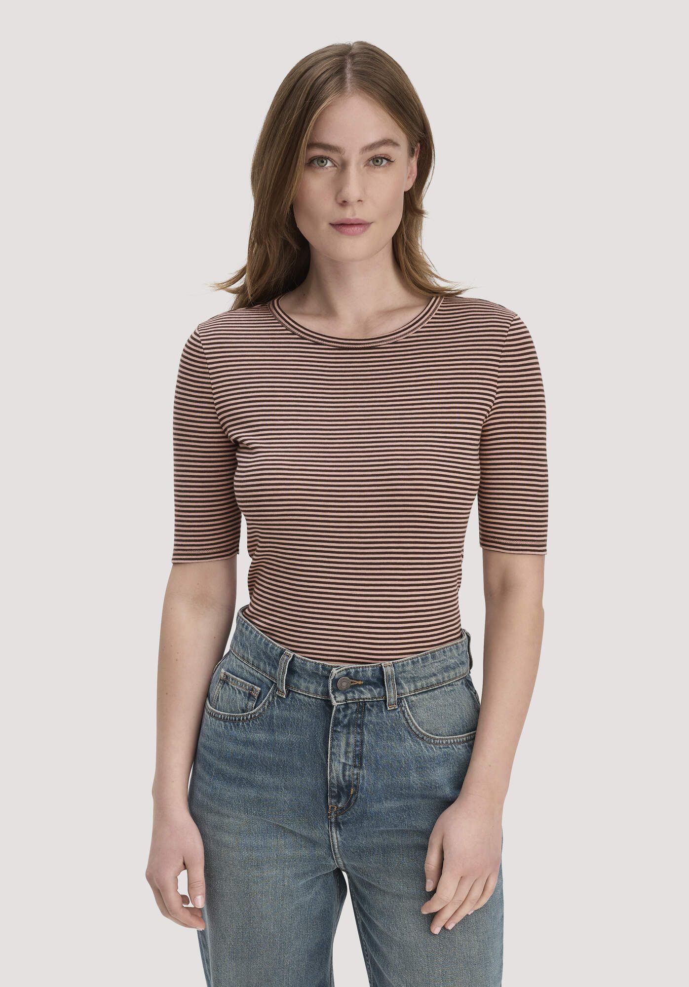 Hessnatur T-Shirt aus Bio-Baumwolle und TENCEL™ Modal (1-tlg) günstig online kaufen