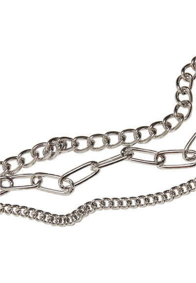 URBAN CLASSICS Edelstahlkette Urban Classics Unisex Layering Chain Necklace