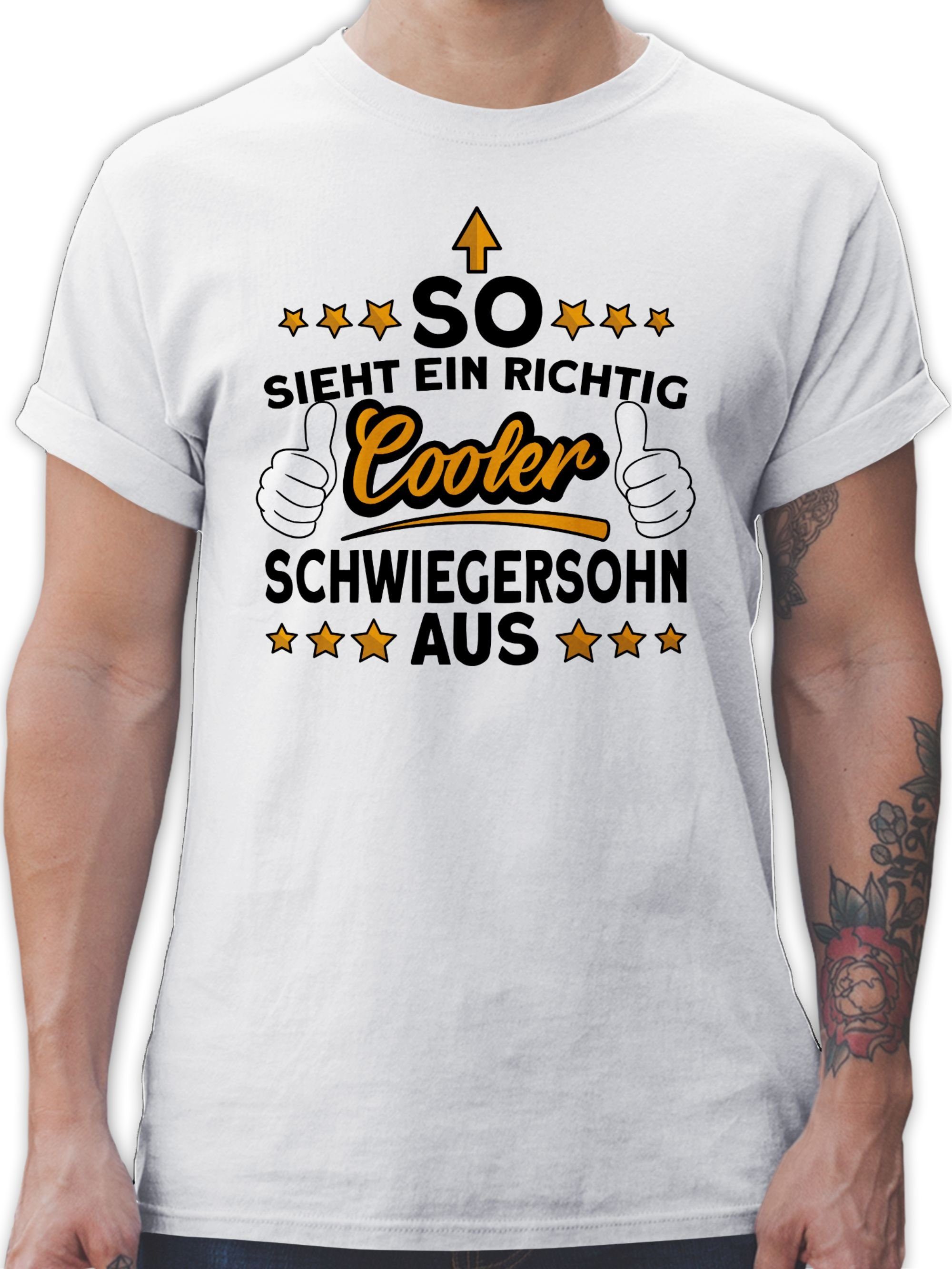 Shirtracer TShirt »So sieht ein richtig cooler Schwiegersohn aus