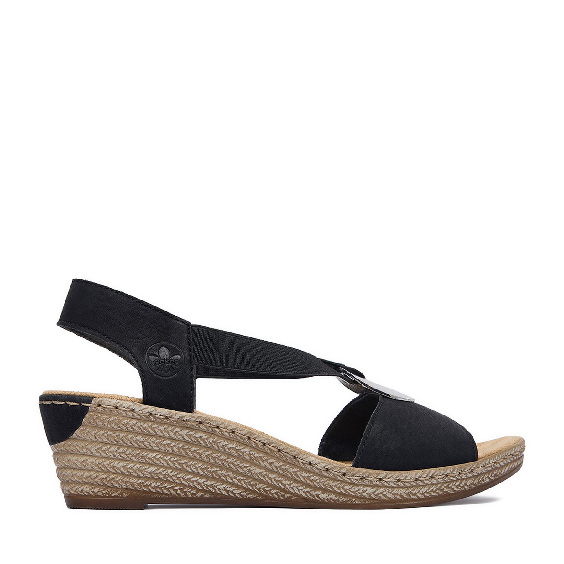 Rieker Rieker Damen-Sandalen Schwarz 624H6-00 Sandale