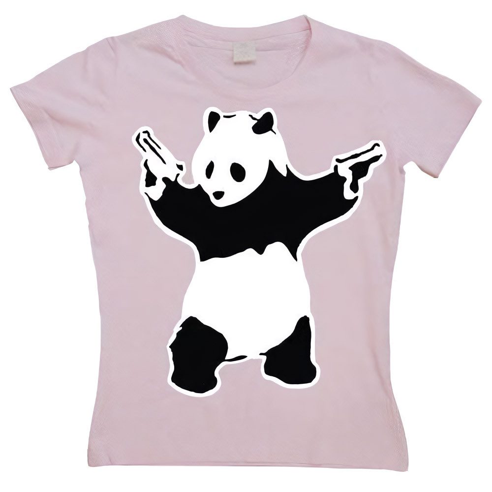 BANKSY T-Shirt Panda Girly T-Shirt