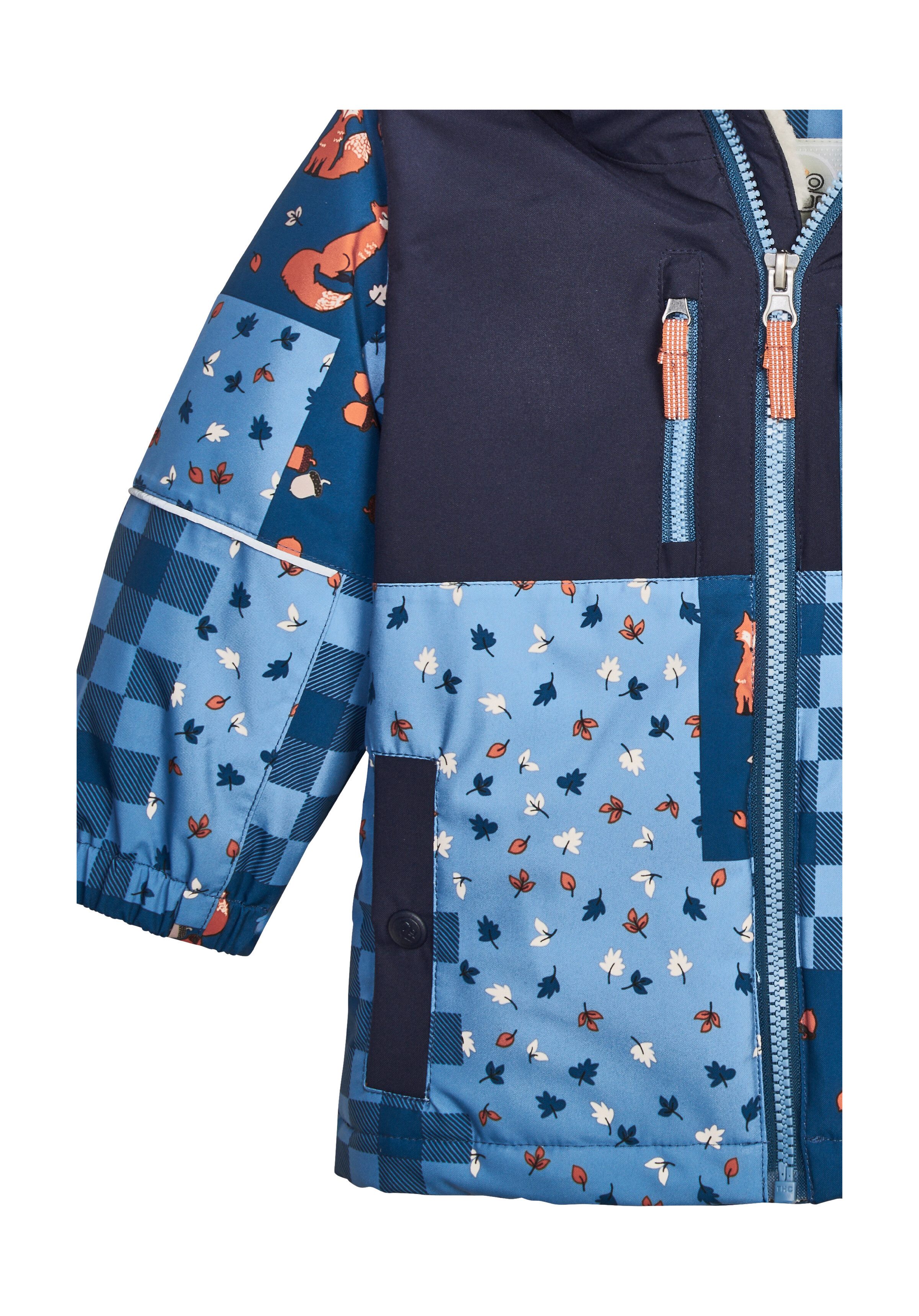 first instinct by killtec Skijacke FISW 43 MNS SKI JCKT Wind- und wasserdichte Kinderjacke mit Fleecekapuze und Schneefang – Bild 4 von 5