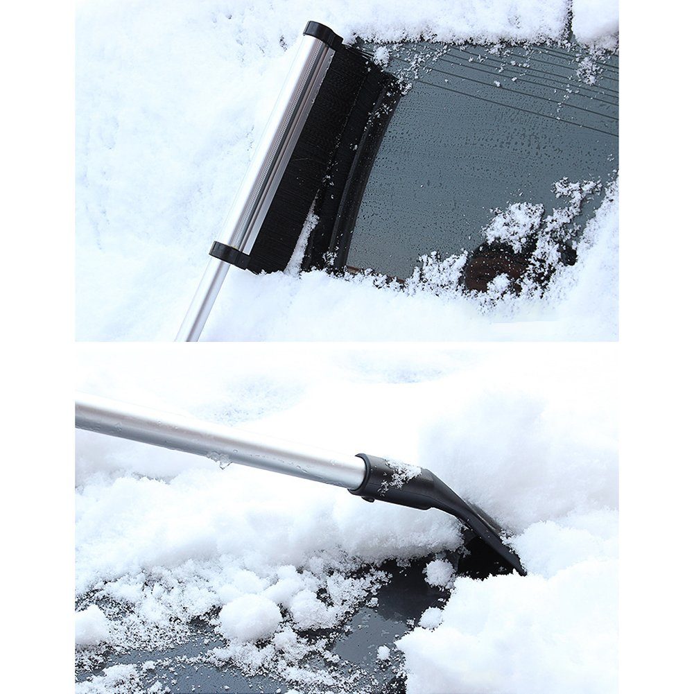 Schneebürste einziehbare Atäsi Auto-Reinigungsbürste, Reinigungsbürste für Autos