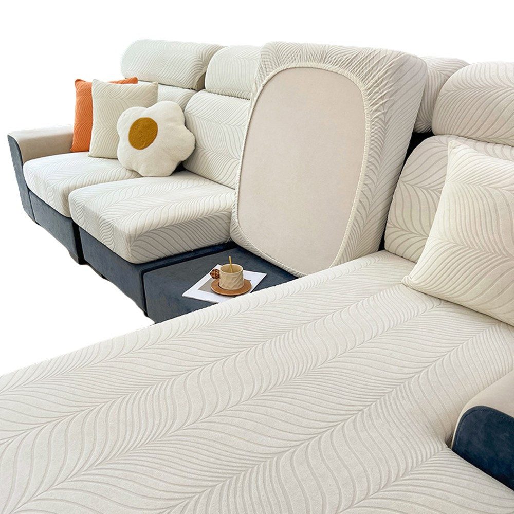 Kaket Sofahusse Sofabezug L Form Sofa Überzug Universal Couchbezug Für 1/2/3/4 Sitzer, Couch überzug Ecksofa