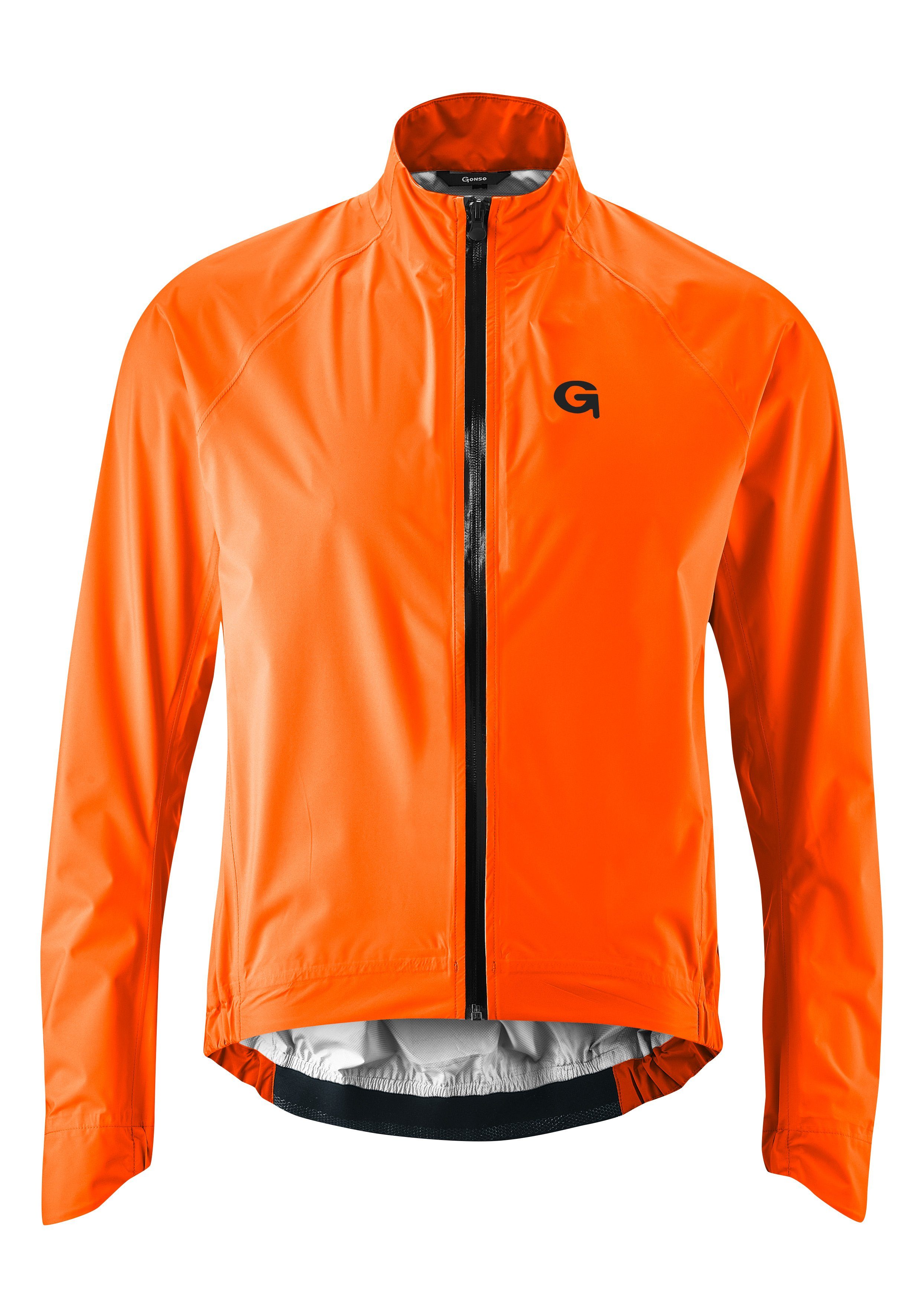 Gonso Fahrradjacke CABLONE Herren Radjacke, wasserdichte Rennrad-Regenjacke mit Rückentasche