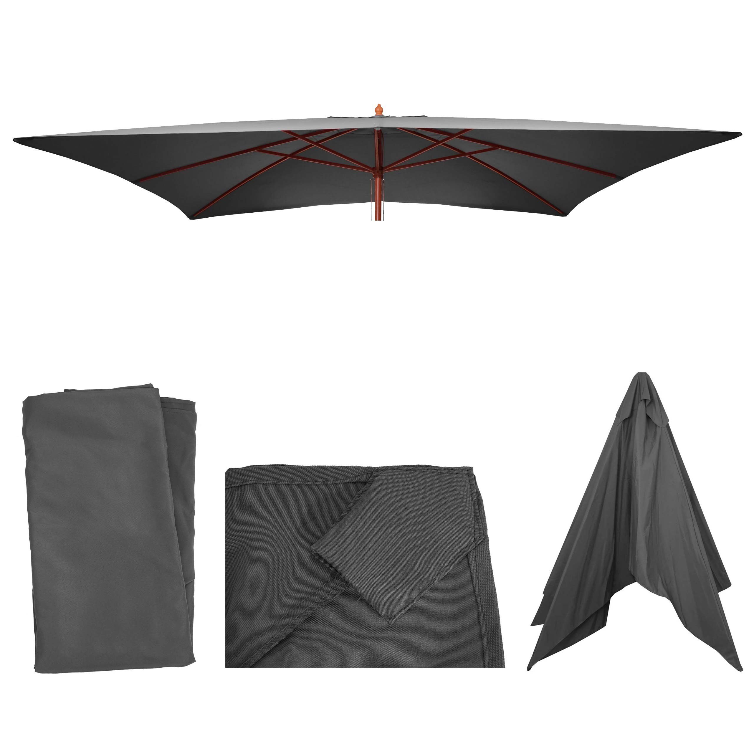 MCW Ersatzschirmbespannung Lissabon-B-2x3