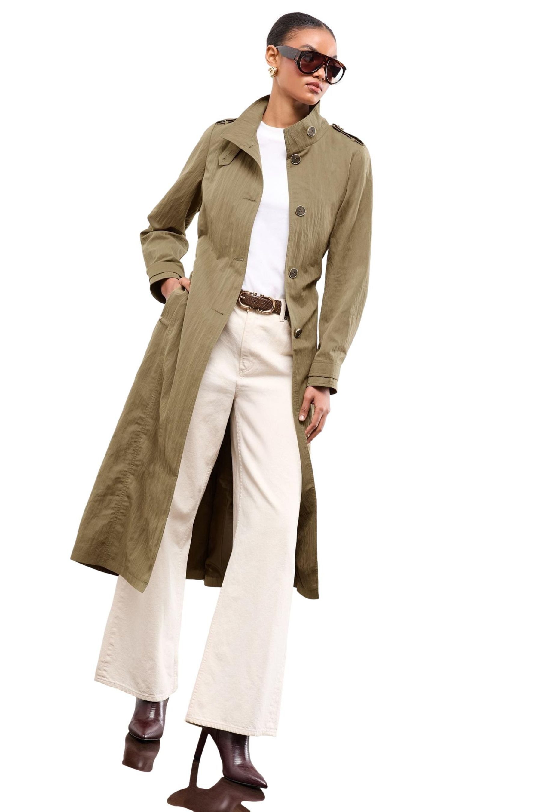 LIPSY Trenchcoat Lipsy Trenchcoat mit Manschetten, Regular (1-tlg)
