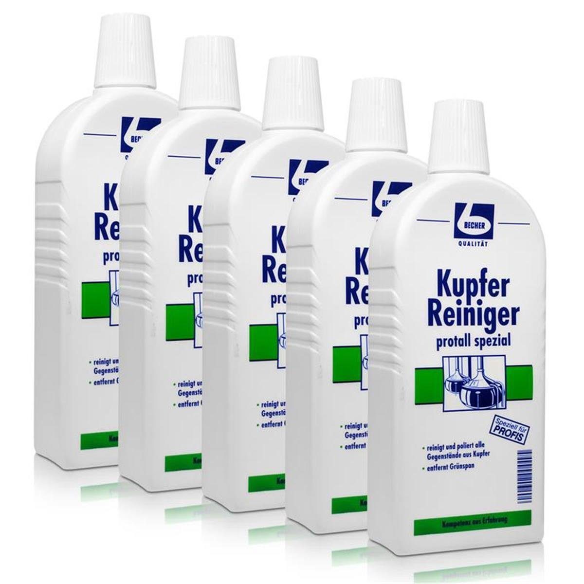 Dr. Becher Becher Spezialwaschmittel ml protall 500 5x Reiniger Dr. spezial Kupfer