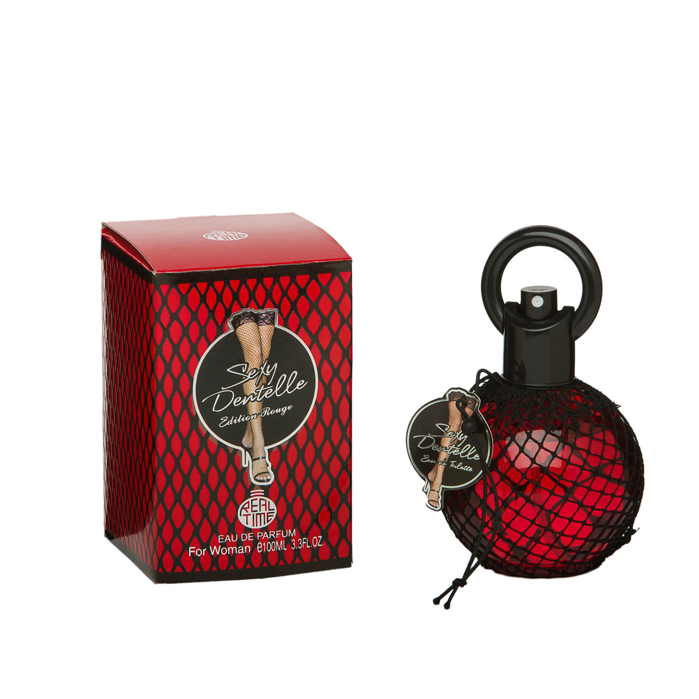 Real Time Eau de Parfum Sexy Dentelle Edition Rouge Eau de Parfum Spray 100ml, 1-tlg.