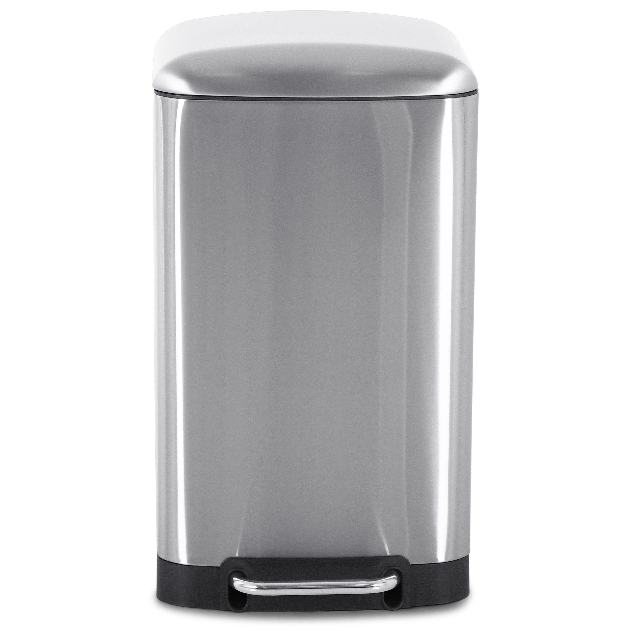 Raburg Mülleimer Abfalleimer 30 L – Treteimer mit Deckel & SoftClose, Modell Sammy, rechteckig, mit Inneneimer, hygienisch, langsam schließend