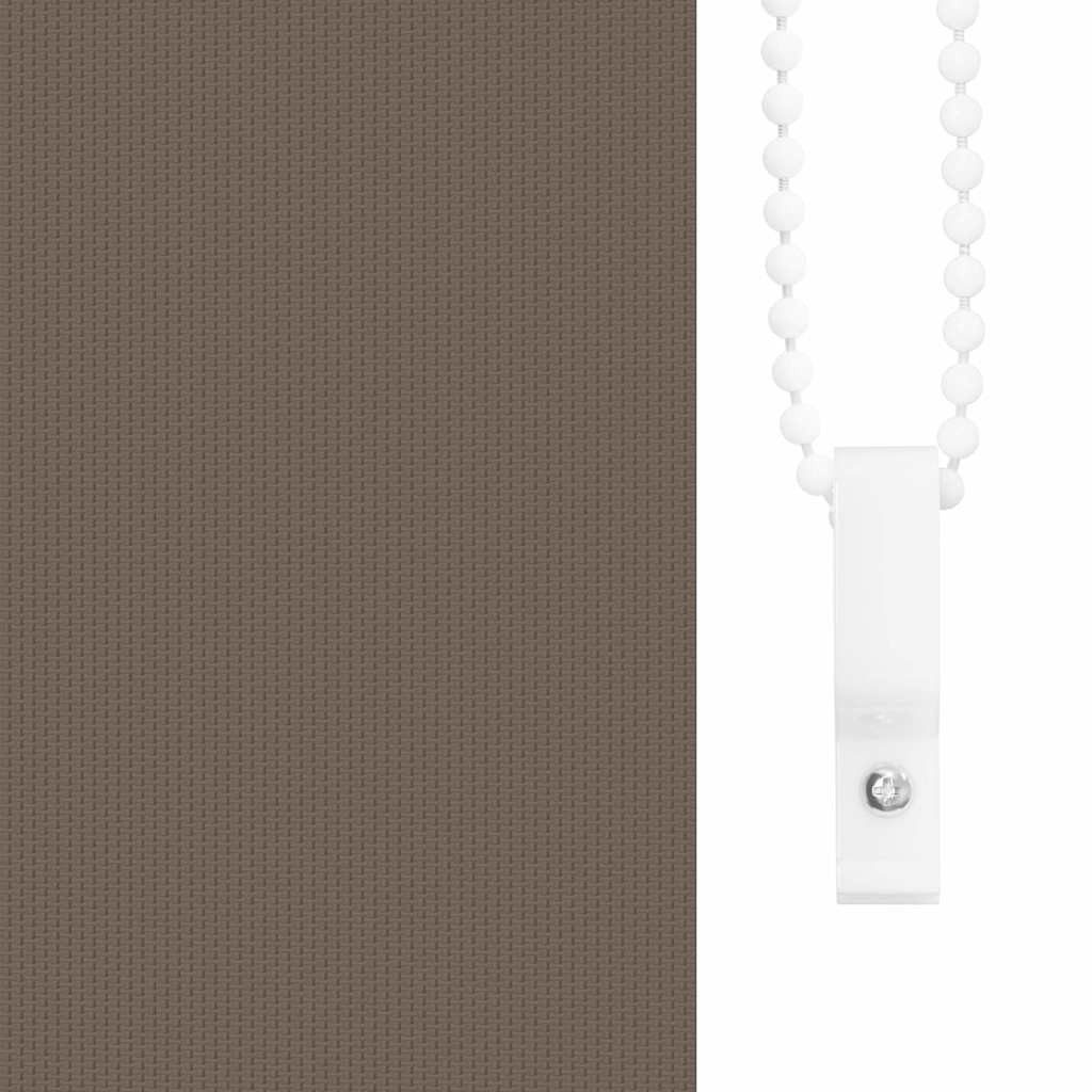 Verdunklungsrollo Verdunkelungsrollo 40x150cm Kaffeebraun, furnicato, Bohrlose Klemmhalterung Sonnenrollo mit Kettenverbinder für Büro – Bild 5 von 5