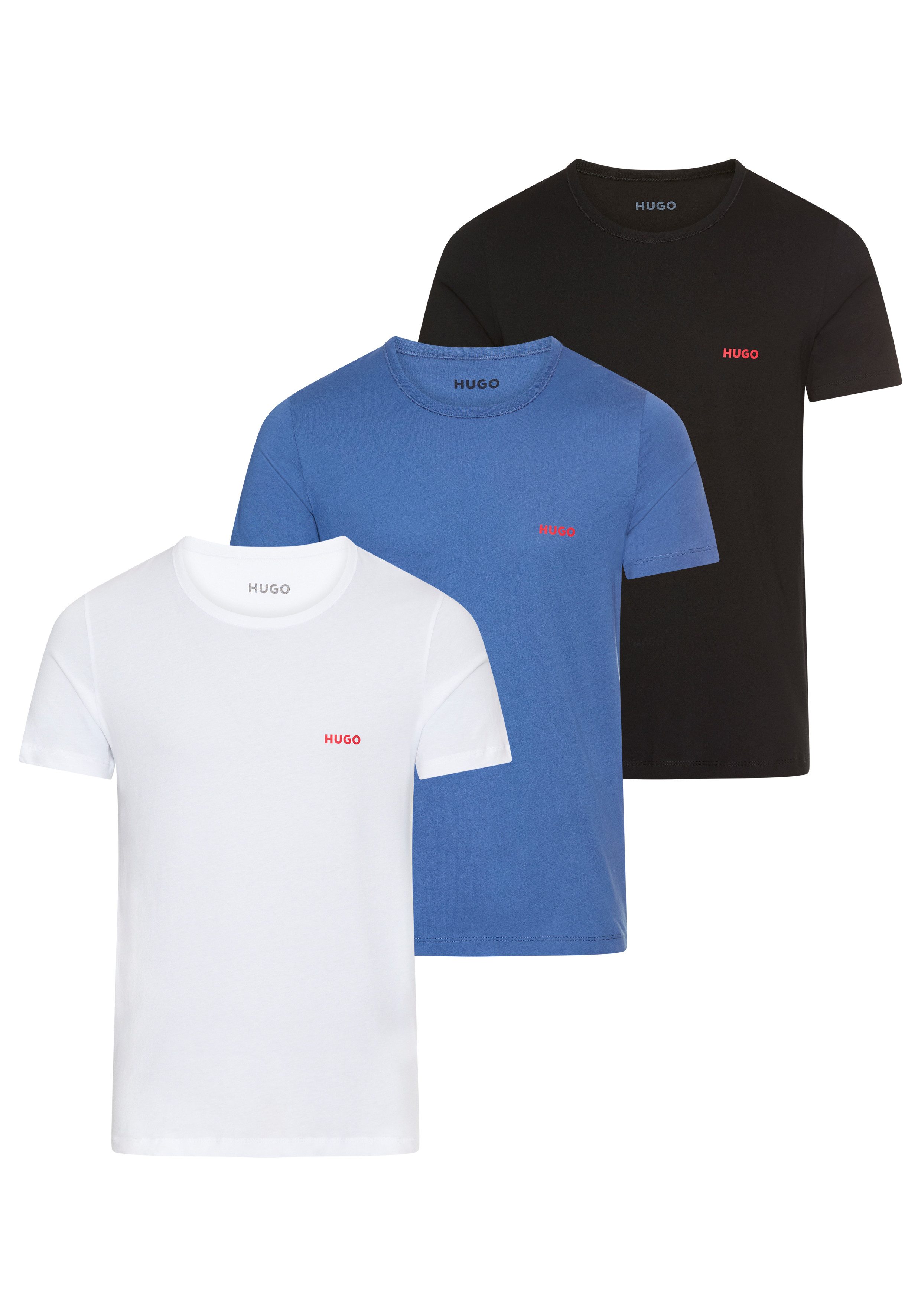 HUGO T-Shirt RN TRIPL (Packung, 3-tlg) günstig online kaufen