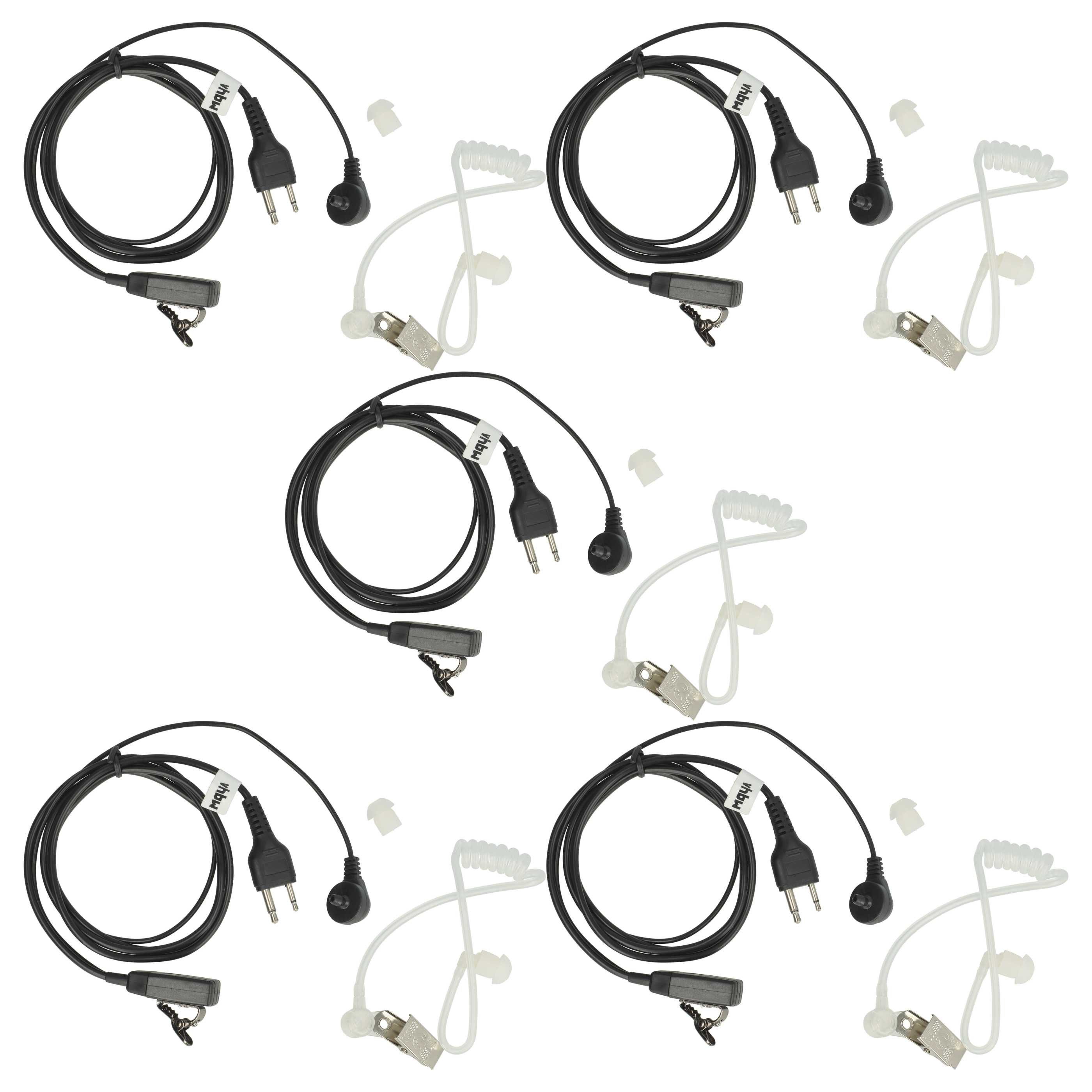 vhbw passend für Motorola GP580, GP650, GP760, GP580 ATEX, GP680 ATEX, Headset
