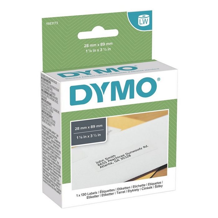 DYMO Thermorolle »1983173« 130 Adress-Etiketten B/L: 28/89 mm