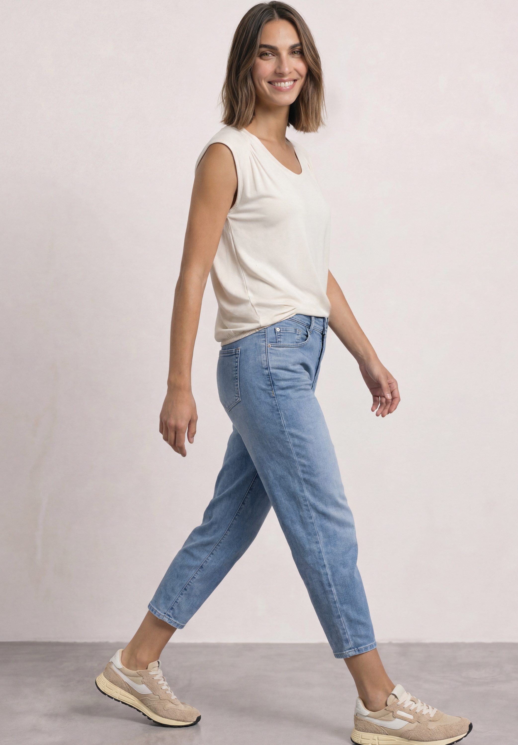 STREET ONE Shirttop aus stretchigem Viskosematerial