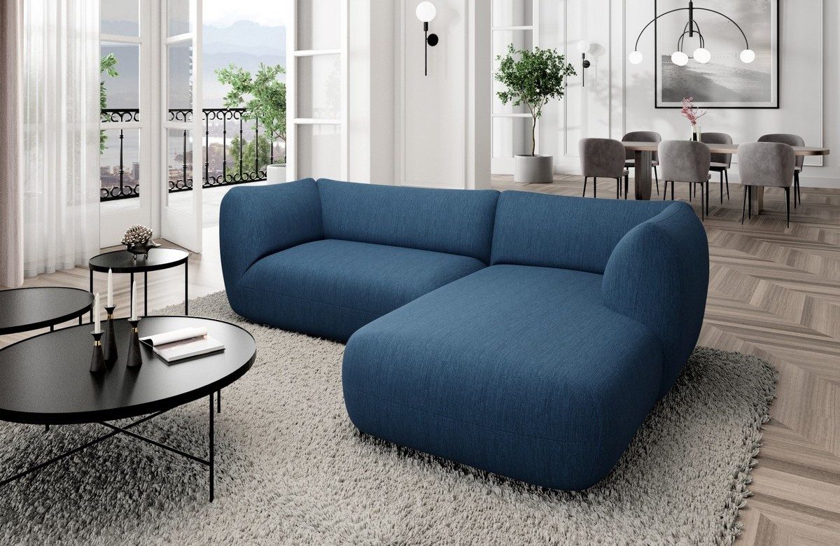Sofa Dreams Ecksofa Stoff Eckcouch Polstersofa Eck Sofa Madrid L Form kurz, Lounge-Sofa