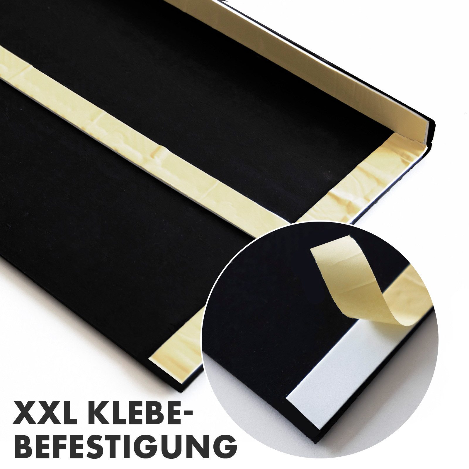 Karat Stufenmatte Diamond, Treppenschutz, Stufenschutz, Schwarz, rechteckig, aus Gummi