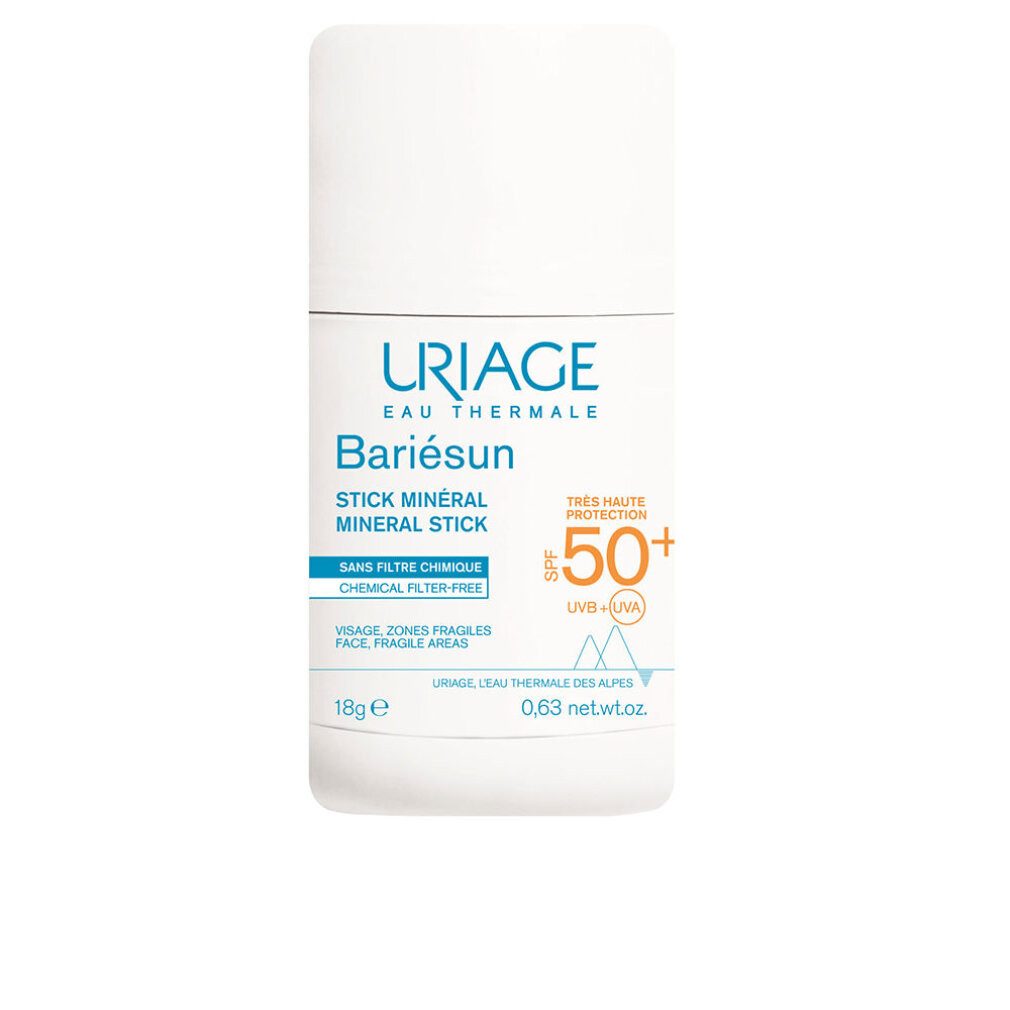 Uriage Sonnenschutzpflege BARIÉSUN mineral stick SPF50+ 18 gr