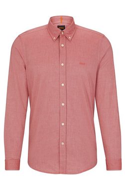 BOSS ORANGE Langarmshirt Rickert (1-tlg) mit Label-Stickerei auf der Brust