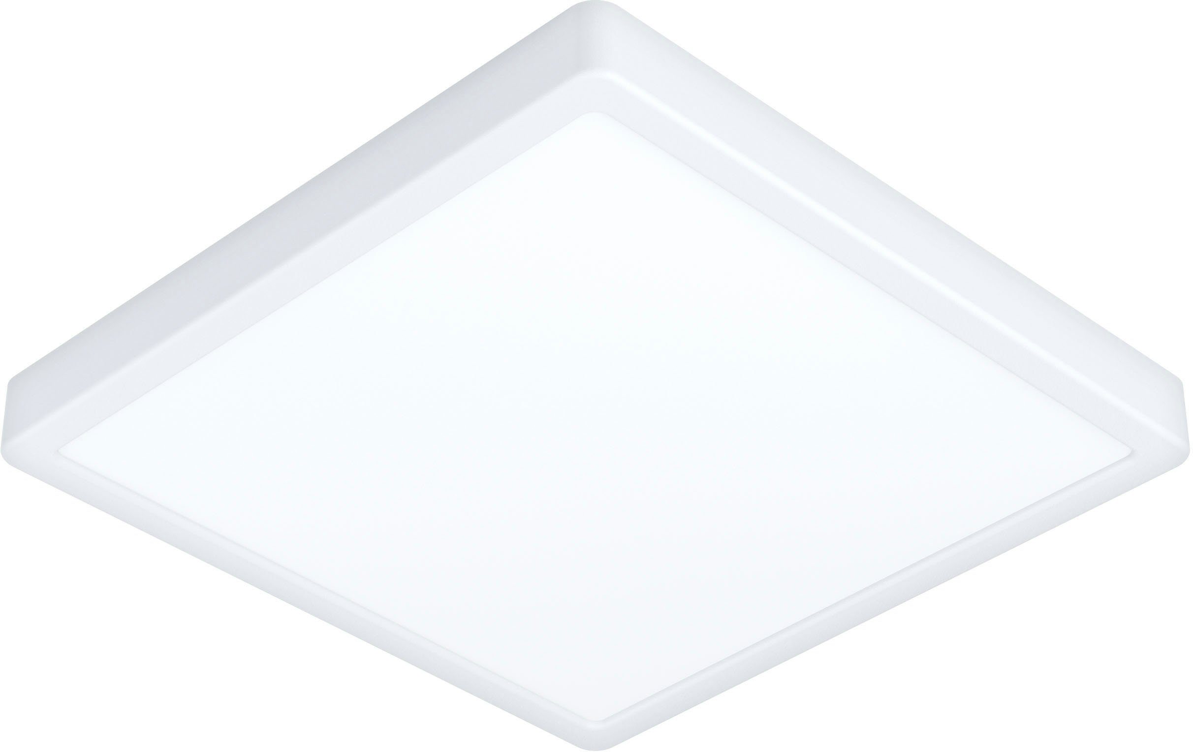 EGLO Deckenleuchte FUEVA L fest x LED integriert, Deckenlampe, LED cm, Neutralweiß, Lampe, IP44 B 5, Aufbaulampe, 28,5 Badezimmer
