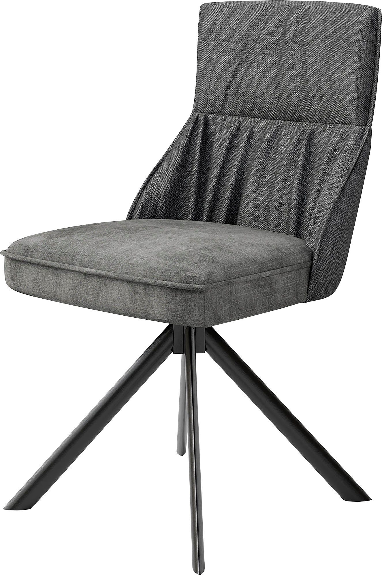 byLIVING Esszimmerstuhl California (Set, 2 St), 2er-Set, mit Taschenfederkern, 180 Grad drehbar mit Rückholfunktion