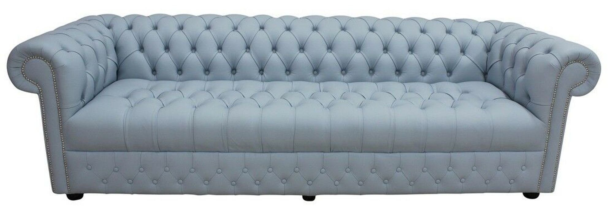 4 Couch Big Sofa Sofas XXL JVmoebel 480cm Chesterfield-Sofa, Polster Sitzer Leder Chesterfield