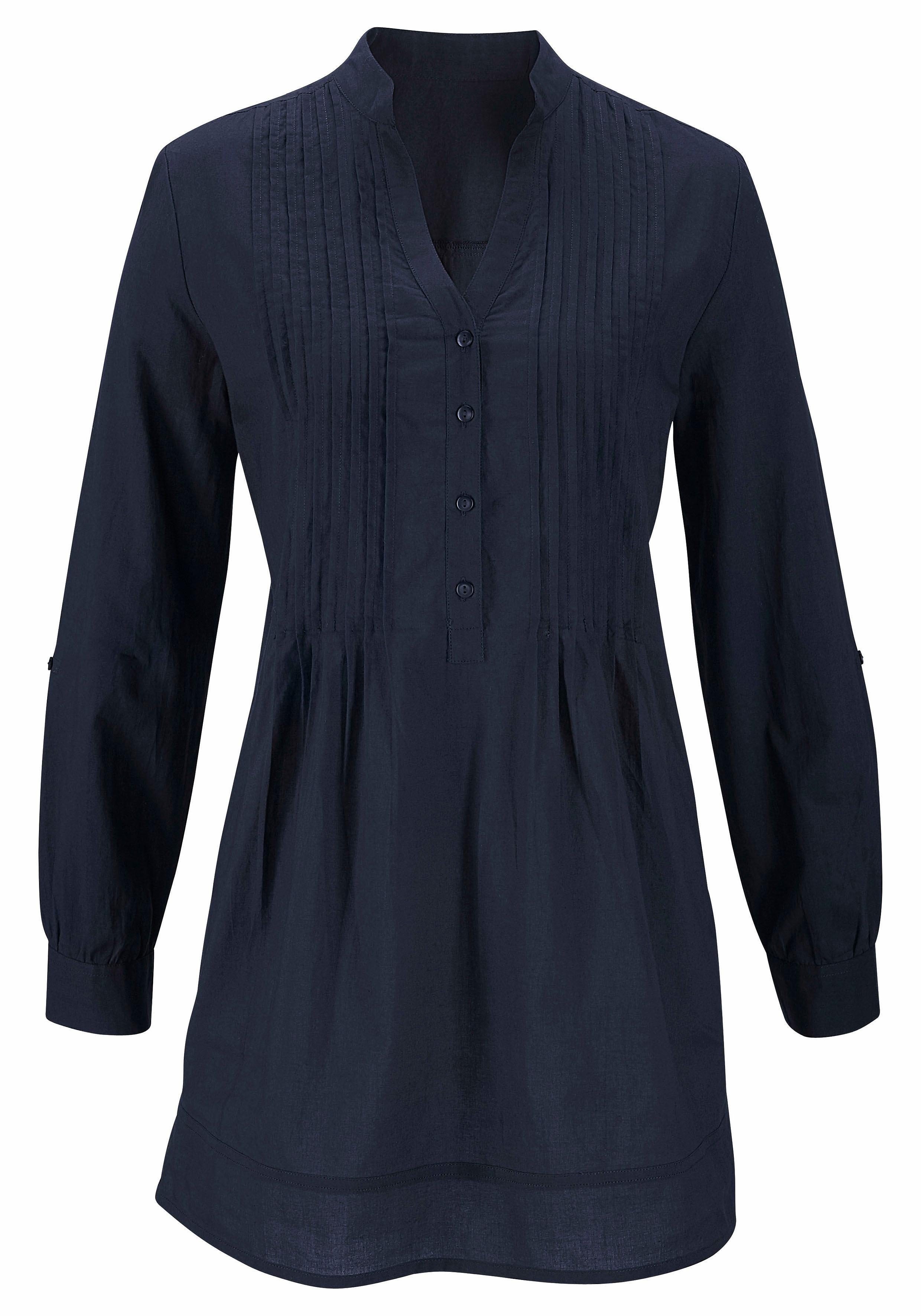 Aniston CASUAL Longbluse mit dekorativer Biesenverarbeitung – Bild 5 von 5