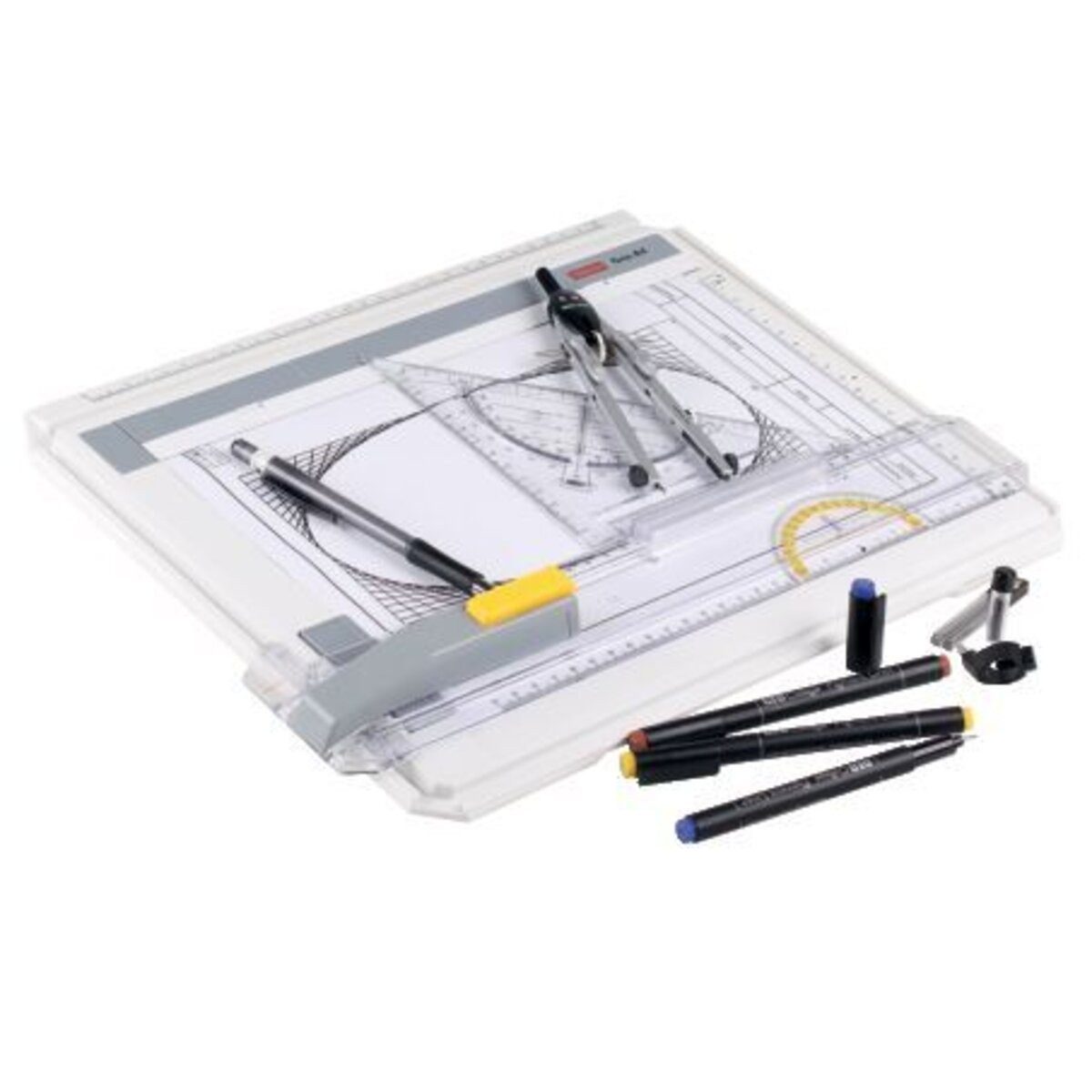 ARISTO Zeichenschablone Zeichenplattenset - A4 3tlg..