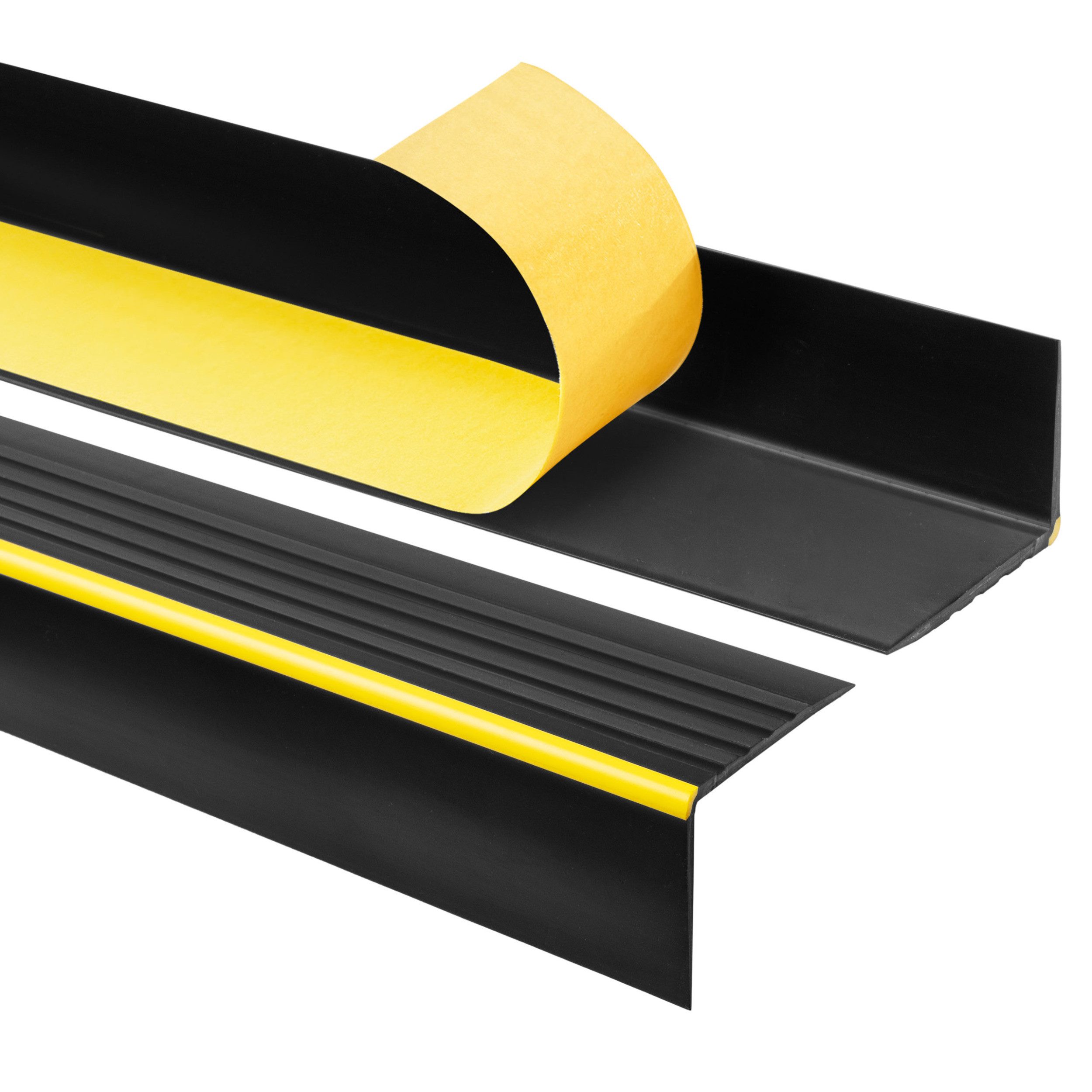 Quest Treppenkantenprofil Warnprofil RD-ON selbstklebend 55 x 40 mm (1-St), selbstklebend, Antirutsch, 70 cm