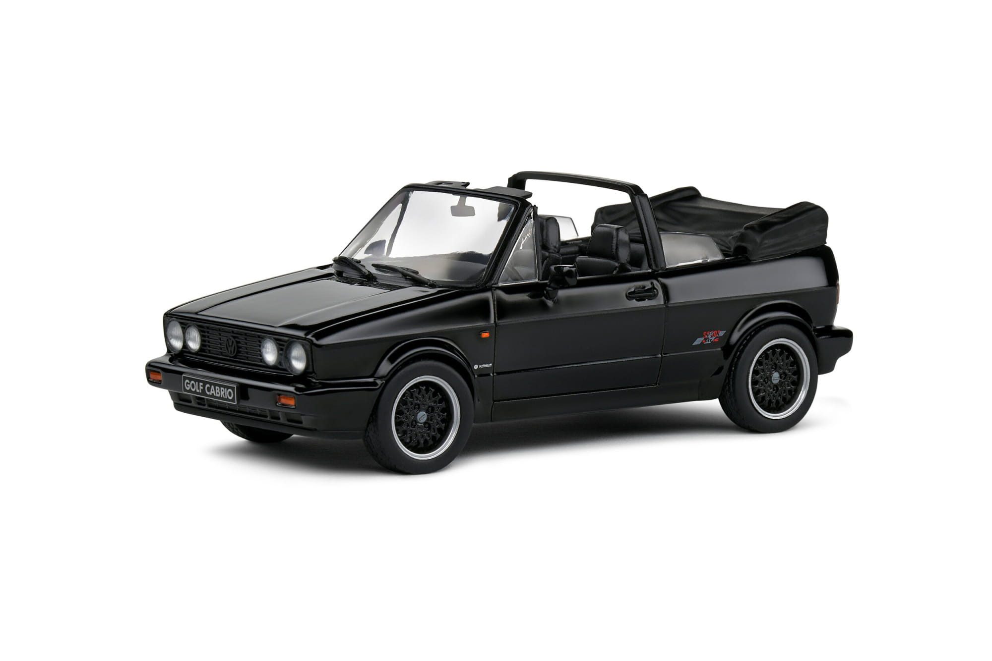 Modellauto Solido 1:43 Volkswagen Golf MKI 1992 schwarz Modellauto