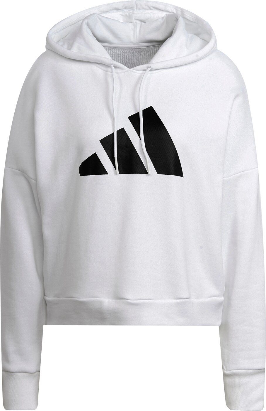 adidas Sportswear Kapuzensweatshirt W FI 3B HOODIE WHITE weiß / schwarz
