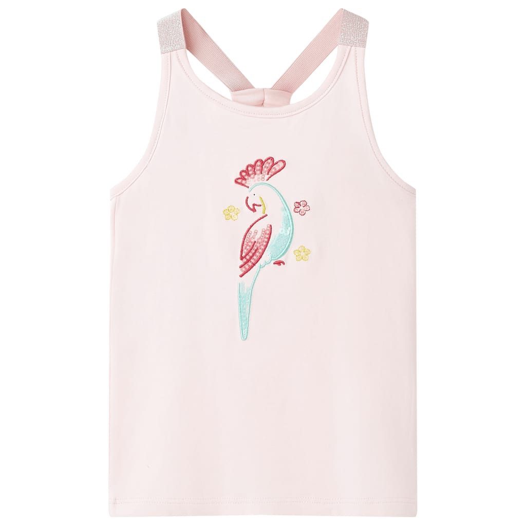 vidaXL Tanktop Kinder-Tanktop Zartrosa 128