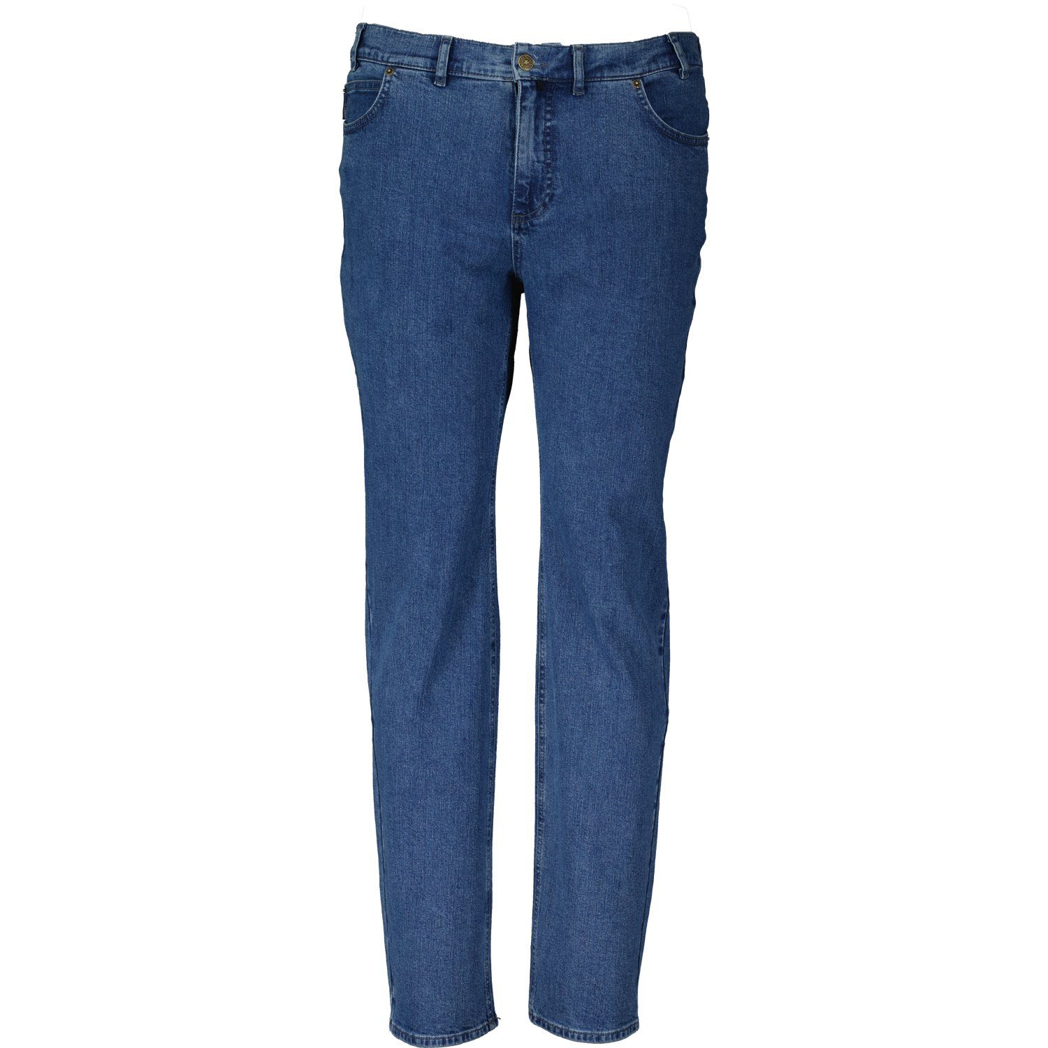 ADAMO 5-Pocket-Hose (1-tlg) mit Stretch Jeans Herren untersetzte Größen