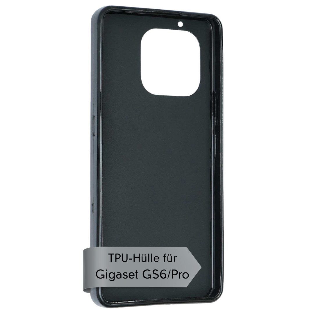 caseroxx Handyhülle TPU-Hülle für Gigaset GS6 / GS6 Pro Gerätabhängig 5,0 - 7,0 Zoll, dünn und flexibel