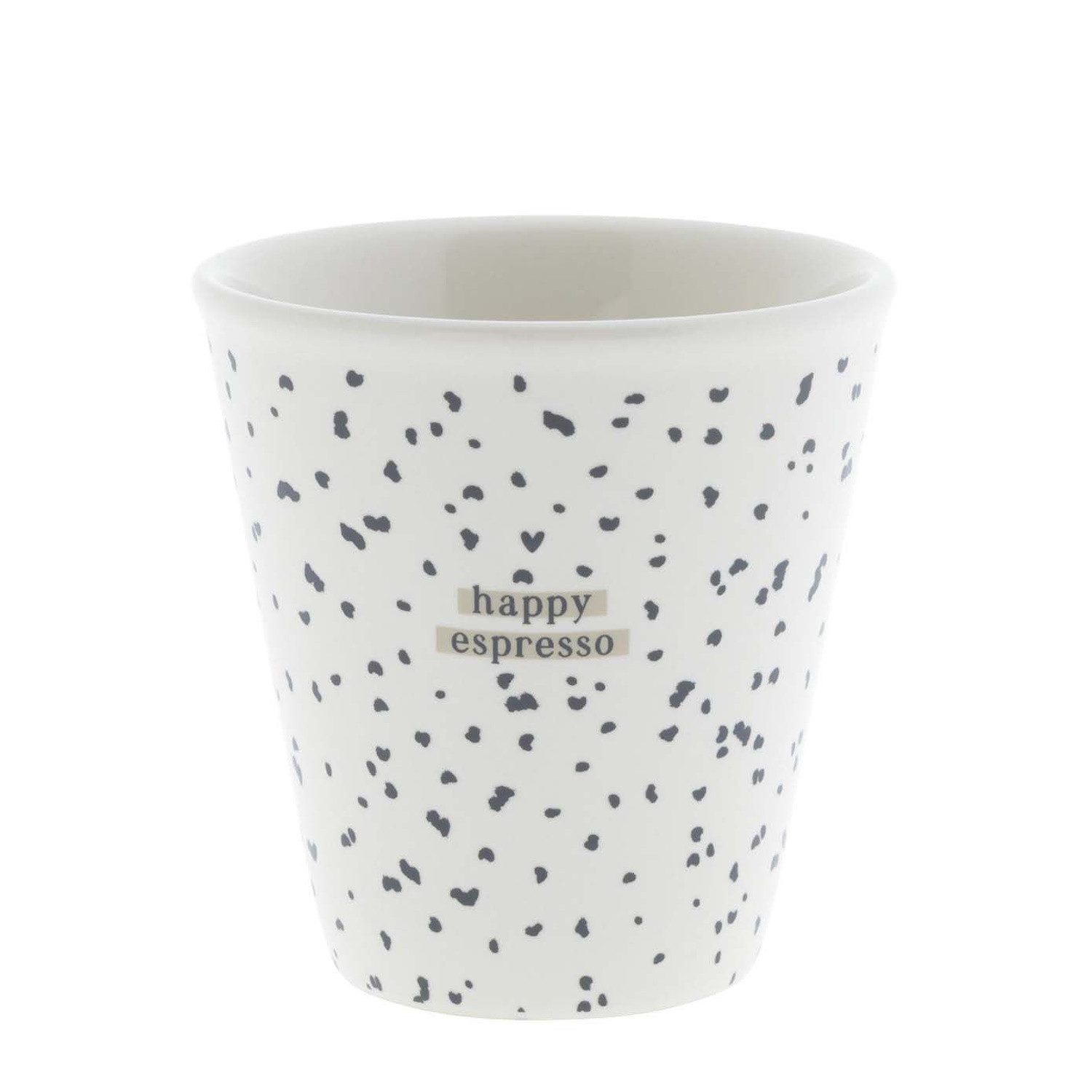 Espressotasse Schwarzes Herz