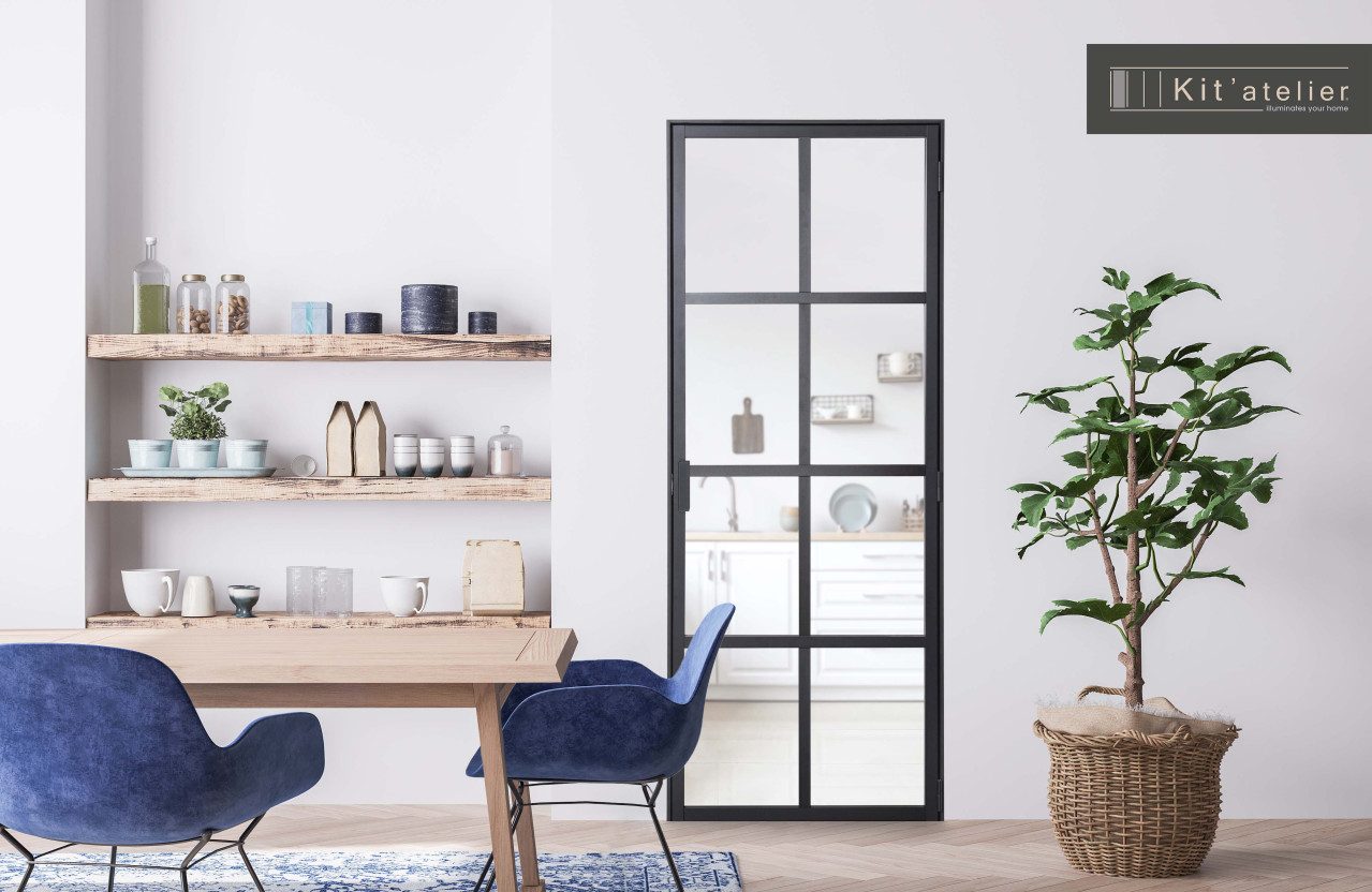 Ate Glastür Glastür Orangerie 88 x 200,5 cm DIN rechts (Türmaß