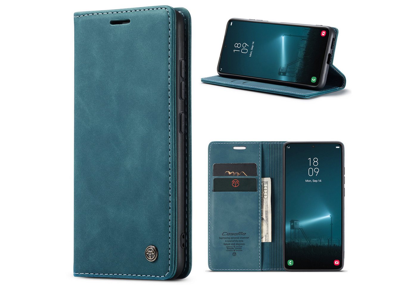 CaseMe Handyhülle Caseme Handyhülle für Xiaomi Xiaomi 17 Pro Max-Dunkles Zyanblau