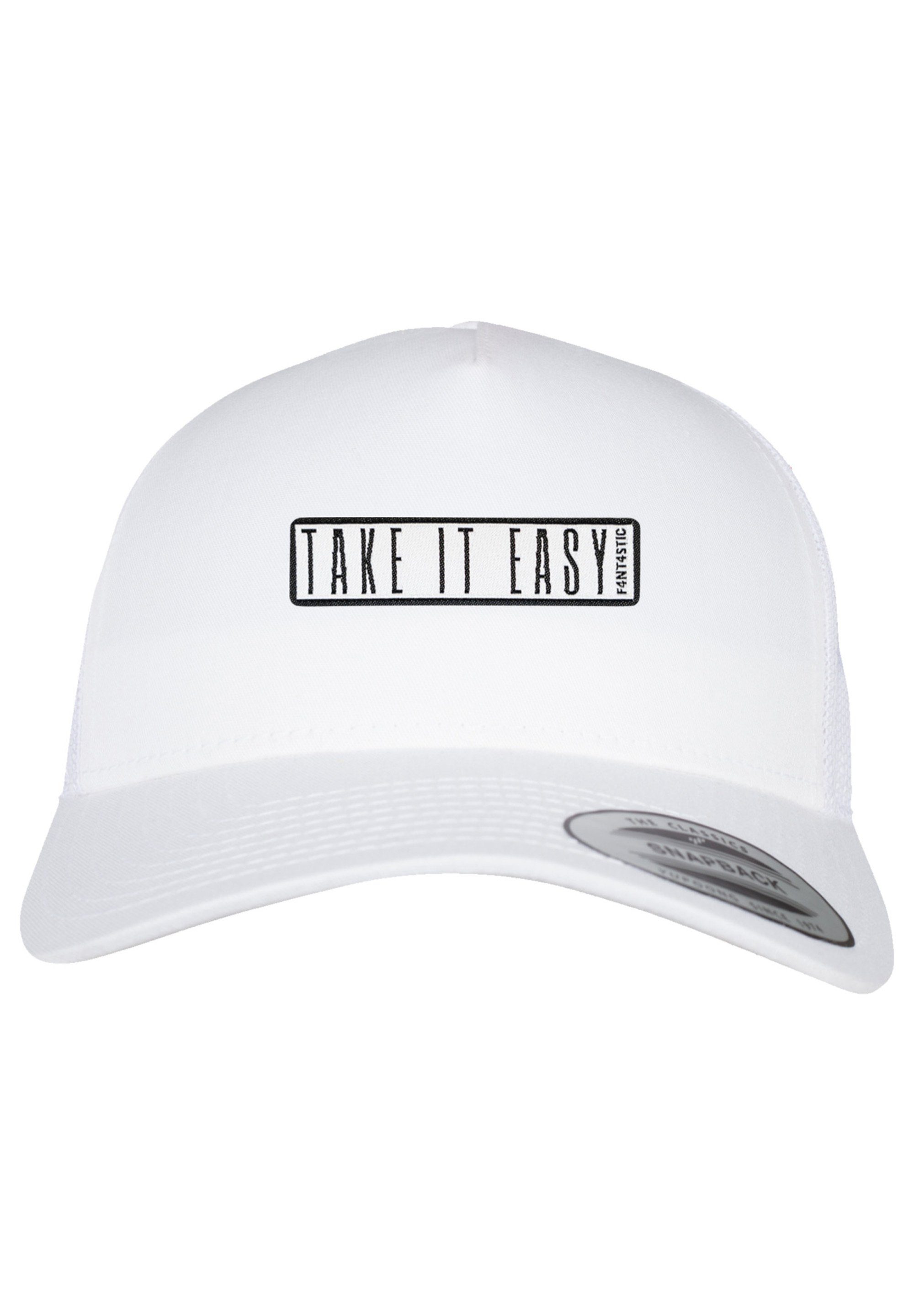 Print Take Cap Retro Schirmmütze F4NT4STIC Easy Trucker It