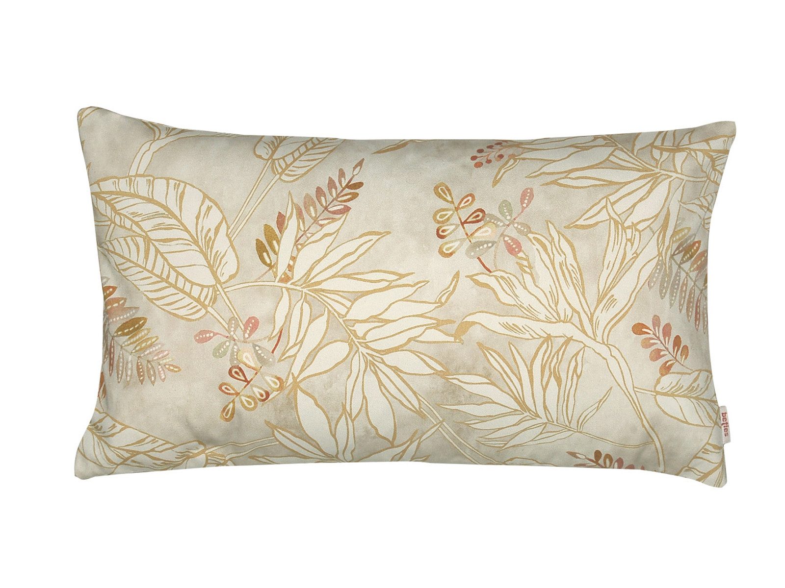 beties Kissenhülle Atelier, (1 Stück), Blattgold ca. 30x50 cm 100% Baumwolle luxeriöse Blätter