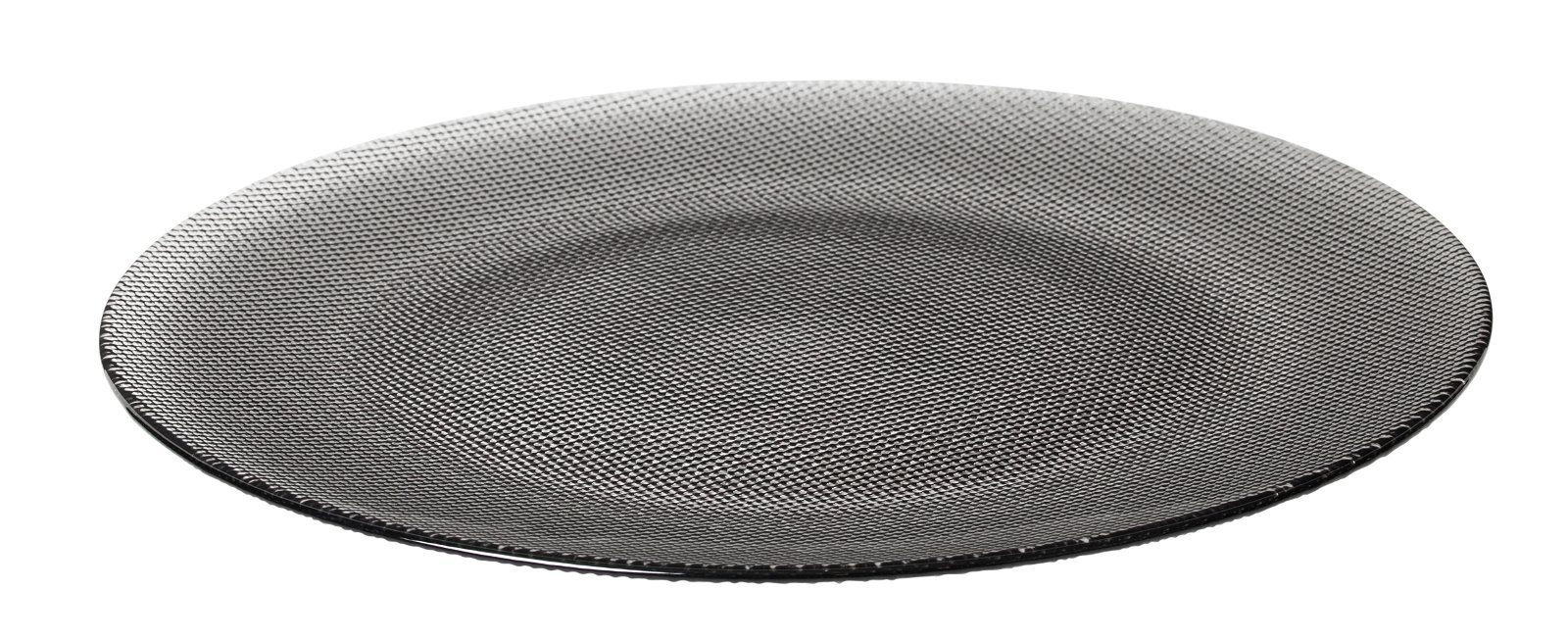 Speiseteller Teller SMOKE klar/grau 26,5 cm