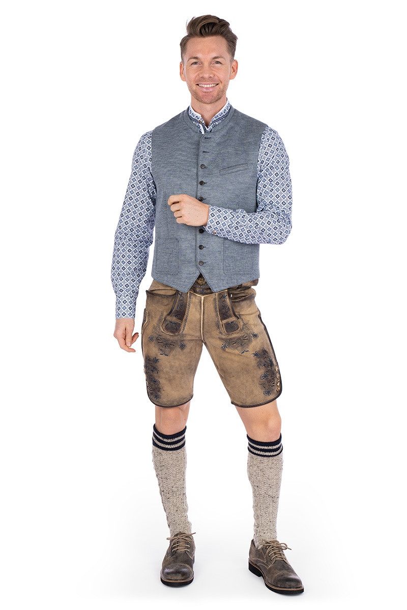 Hammerschmid Trachtenweste Trachtenweste - DENNIS - rauchblau