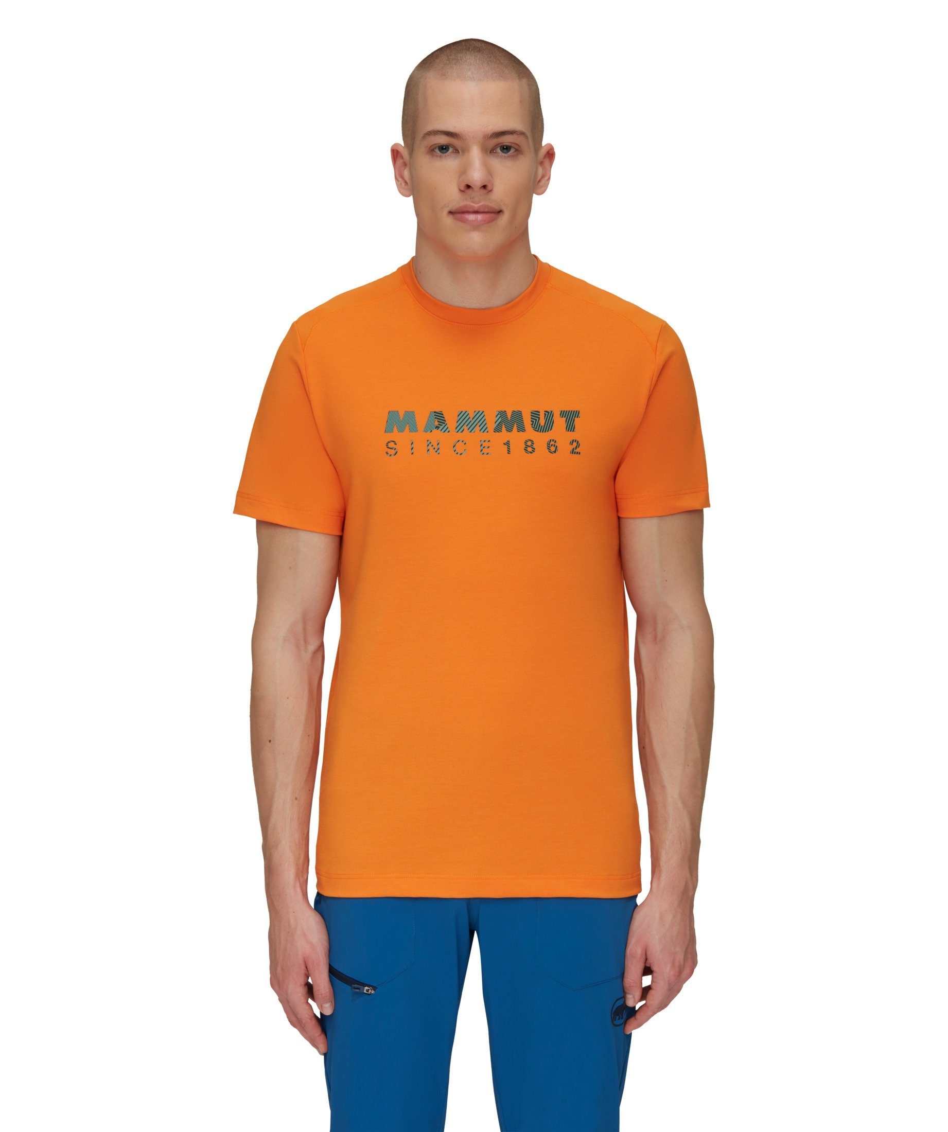 dark Men T-Shirt Logo Mammut tangerine Trovat T-Shirt