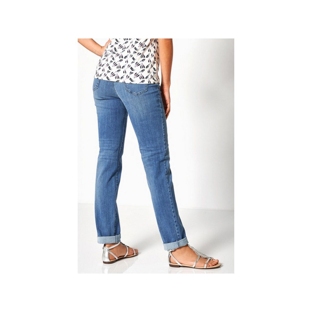 blau Slim-fit-Jeans (1-tlg) TONI