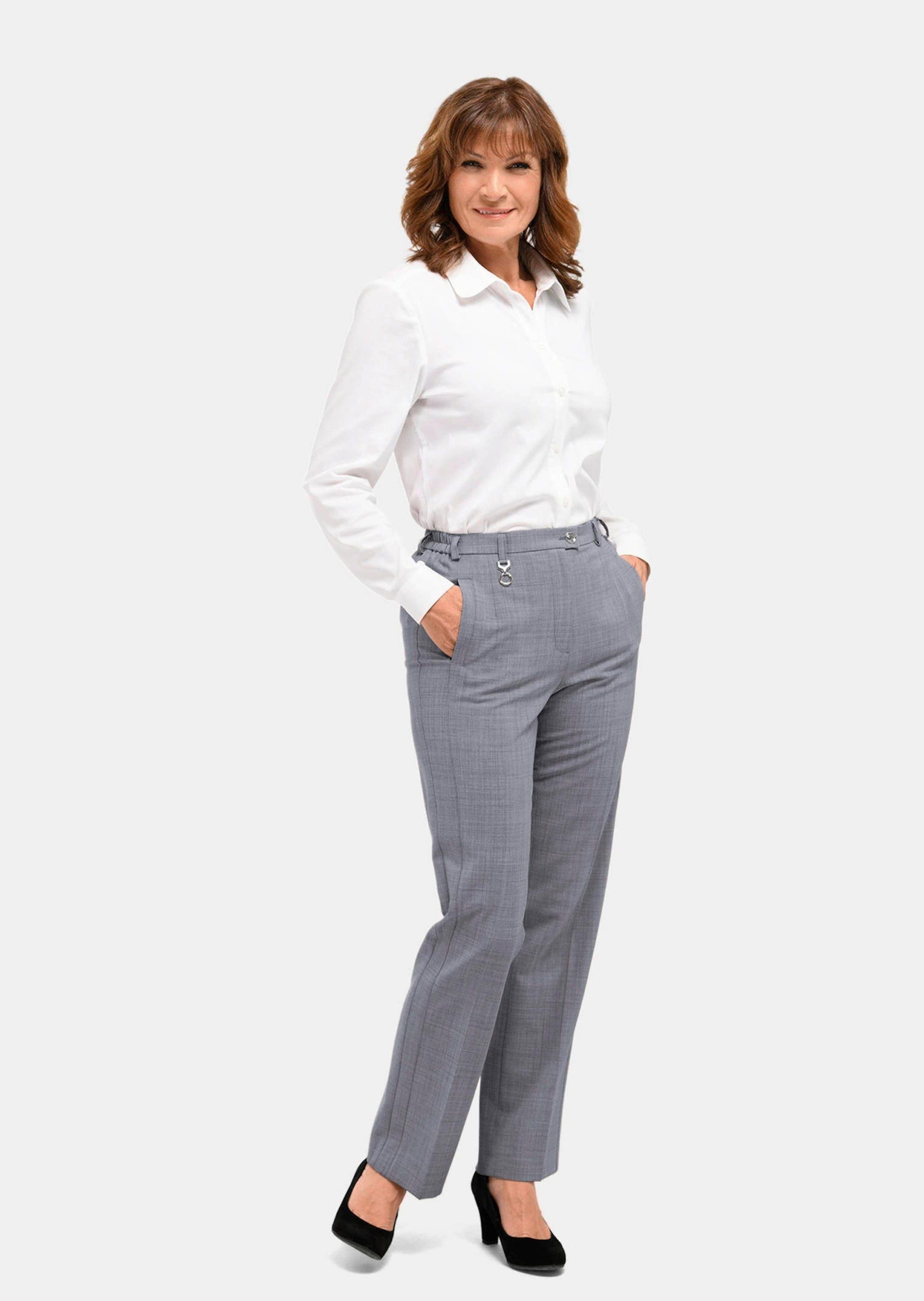 GOLDNER Stoffhose Trevira-Schurwollhose ANNA