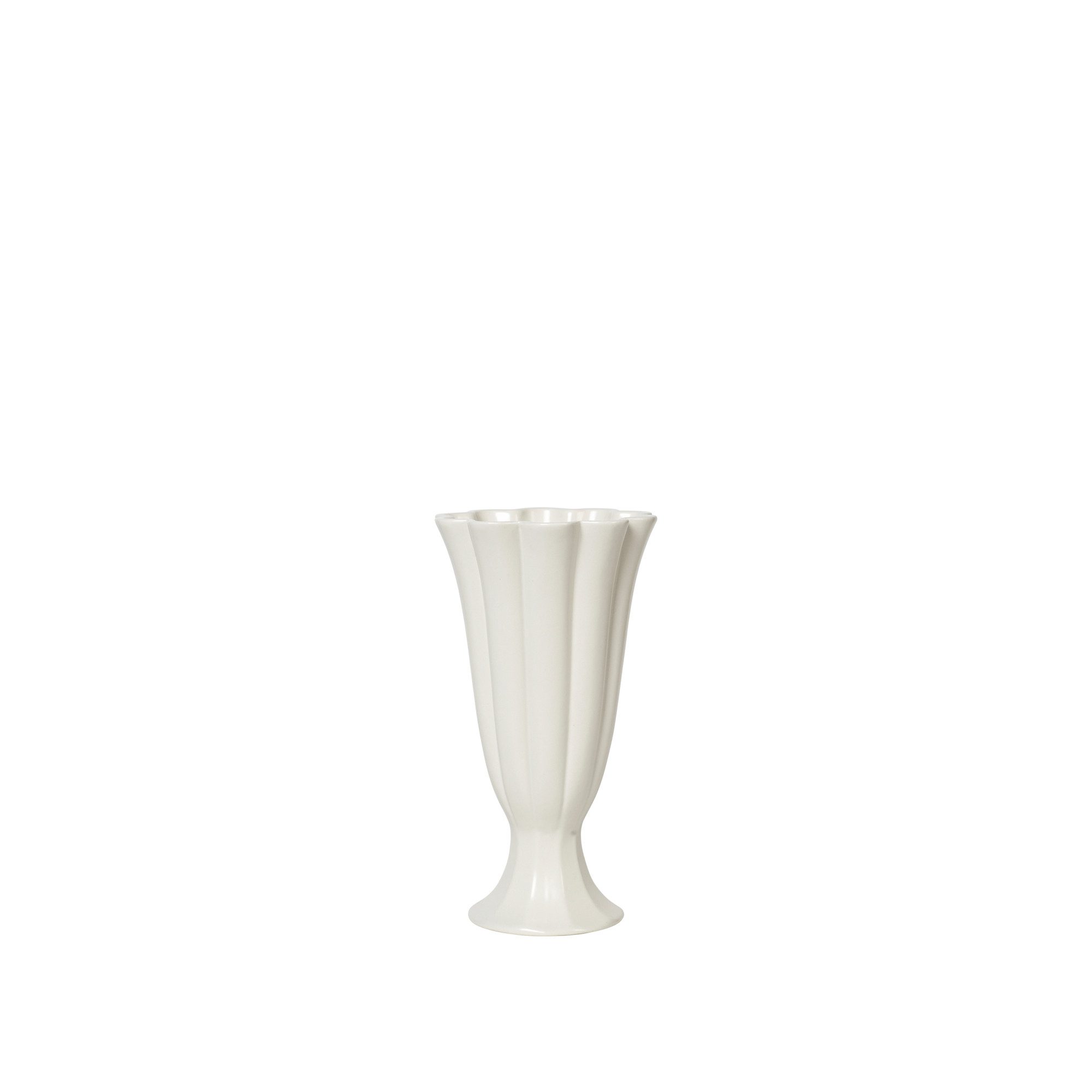 Broste Copenhagen Dekovase Broste Copenhagen Heli Vase Cream